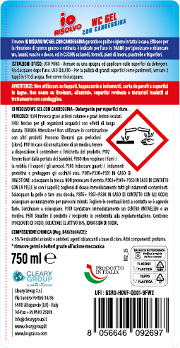 IO Risolvo WC Gel con Candeggina