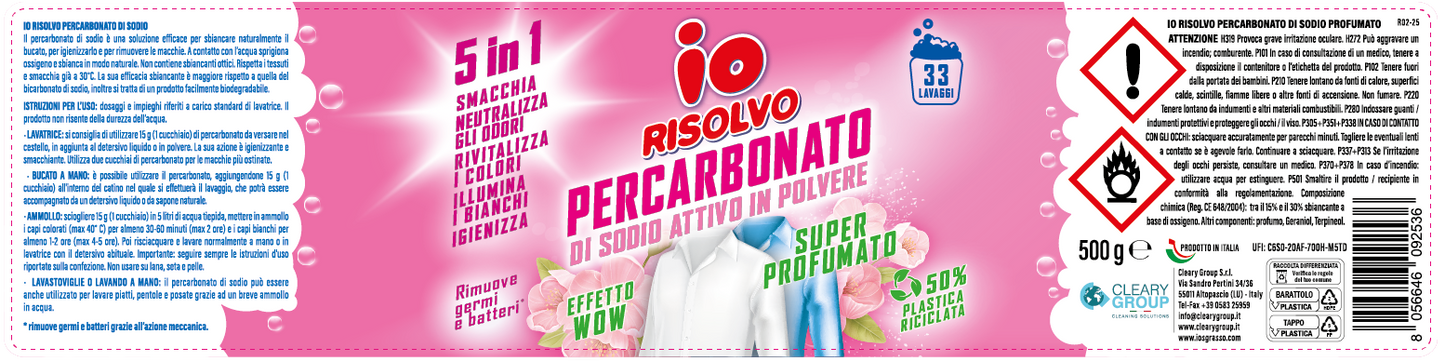 IO Risolvo Percarbonato Di Sodio Attivo