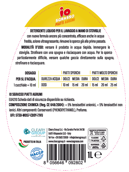 Io Sgrasso Piatti Agrumi