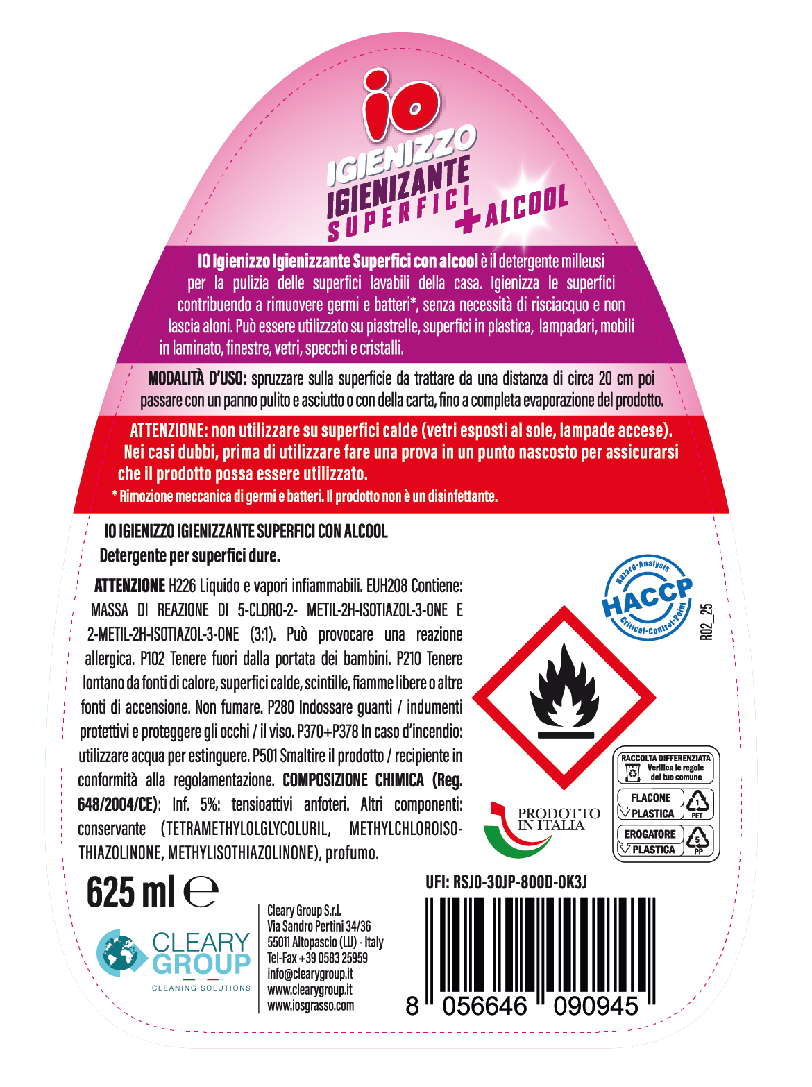 IO Igienizzo con Alcool