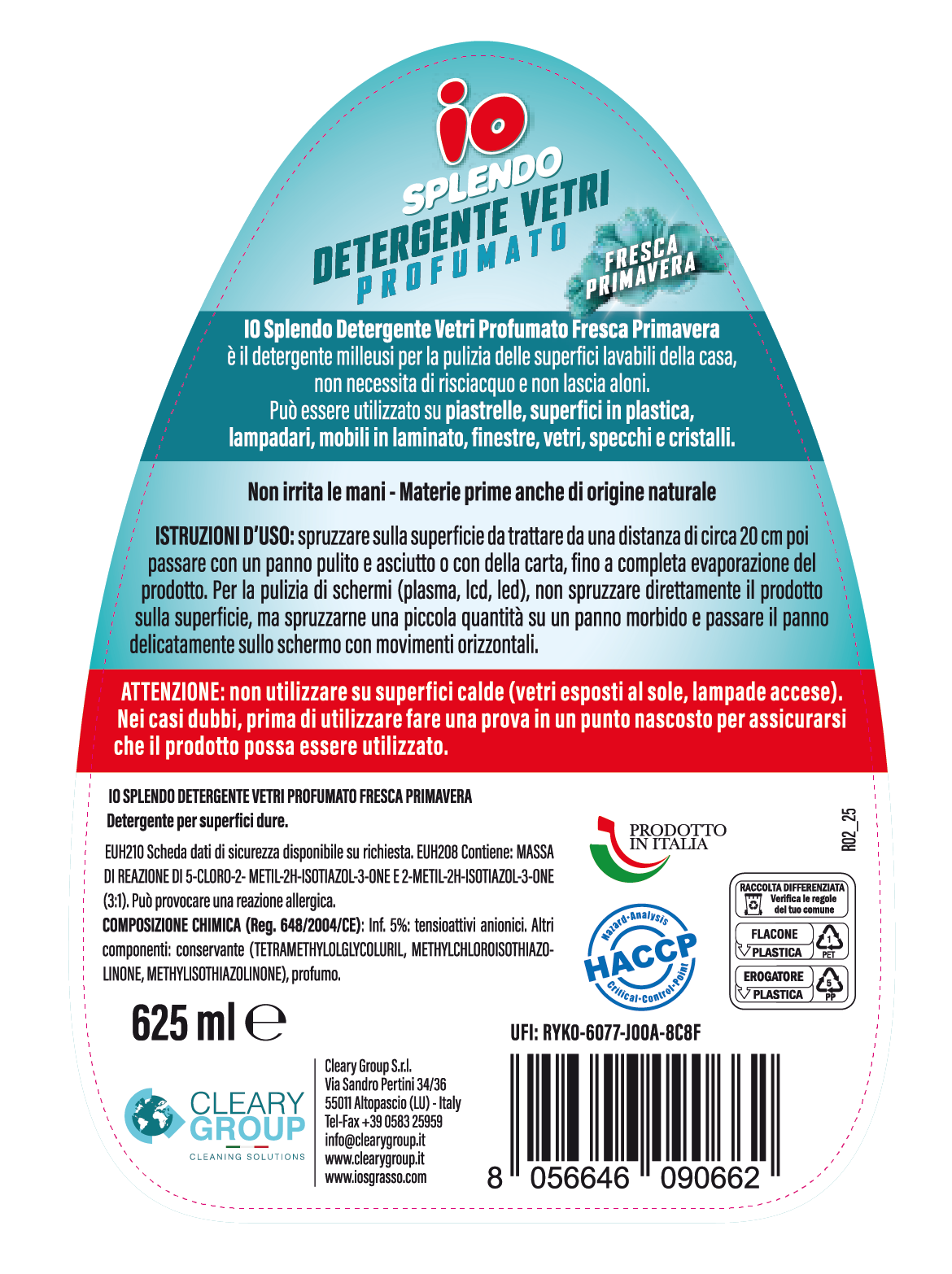 IO Splendo Vetri Fresca Primavera