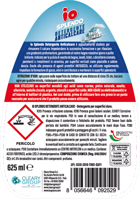 IO Splendo Detergente Anticalcare